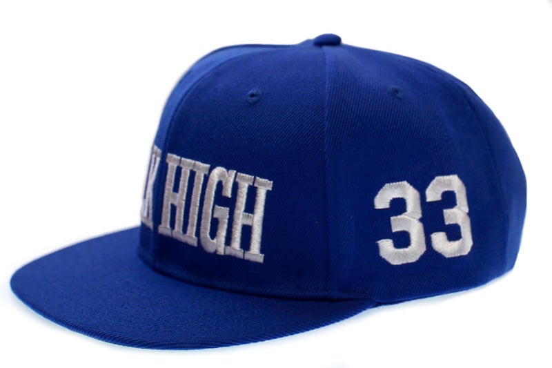 Posse Comitatus Polk High Hat #33 Al Bundy Adult Cap Embroidered Flat Royal Snap Closure Cosplay - Image 3